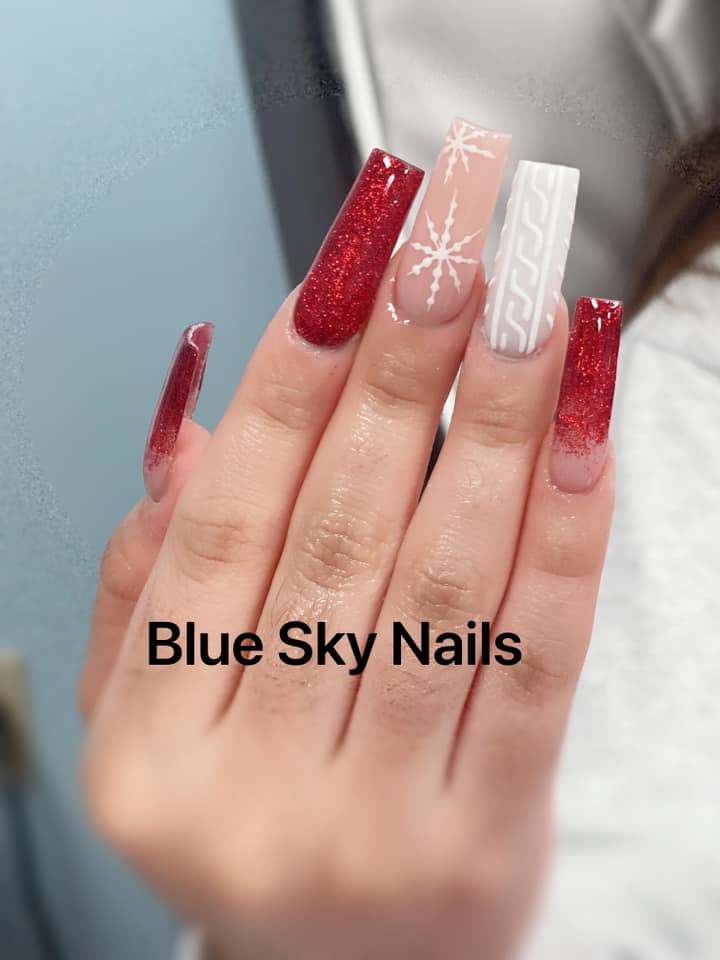 Professional manicure with minimalist design